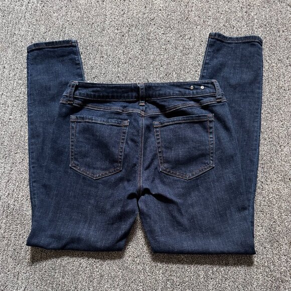 CAbi - Dark Blue Rinse Stretch Denim Low Skinny - Style #5493 - Size 6 - Picture 2 of 10